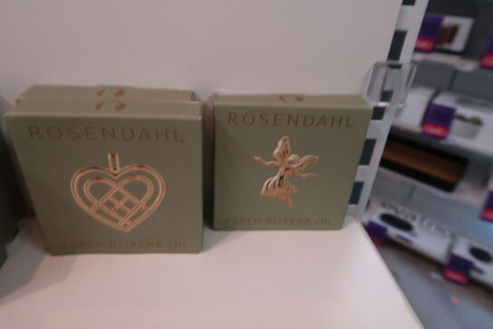 7 pk. Rosendahl Karen Blixens jul forgyldt