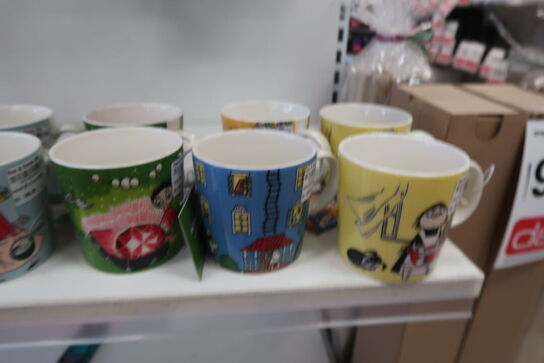10 stk. ass Moomin Arabia krus 30 cl