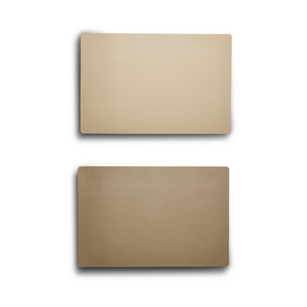 19 stk. Dækkeserviet beige/taupe 45x30 cm