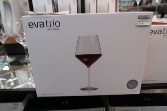 6 stk. Eva Trio Legio Nova bourgogne vinglas 65 cl.