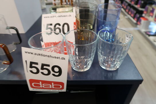 3 stk. Aida Mosaic drikkeglas 34 cl