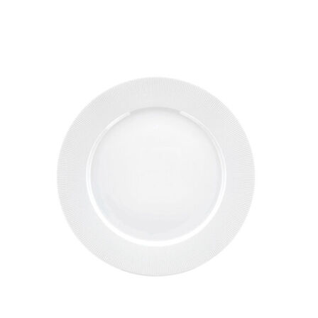 10 stk. Pillivuyt Eventail flad frokosttallerken hvid Ø22 cm