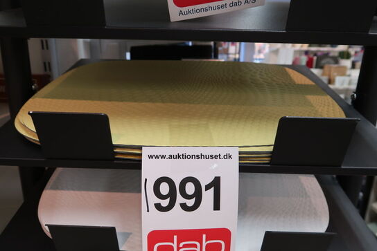 7 stk. Aida Karim Rashid recycled læder dækkeserviet lemon
