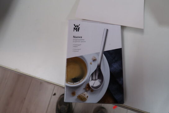 7 pk. WMF NUOVA Espresso ske, sæt med 6 stk