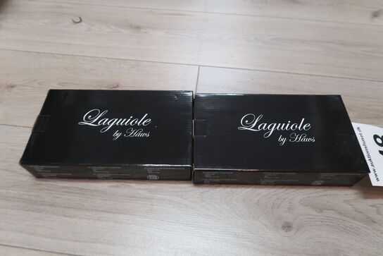 2 pk. Laguiole by Hâws steakgafler, Oak - 6 stk.