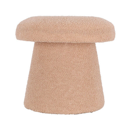 Skammel svamp teddy beige 43 cm
