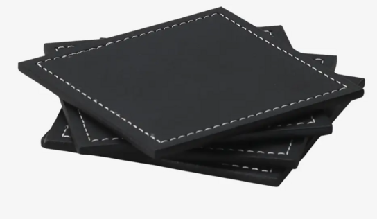 17 pk. Glasbrikker sort - 4 stk.