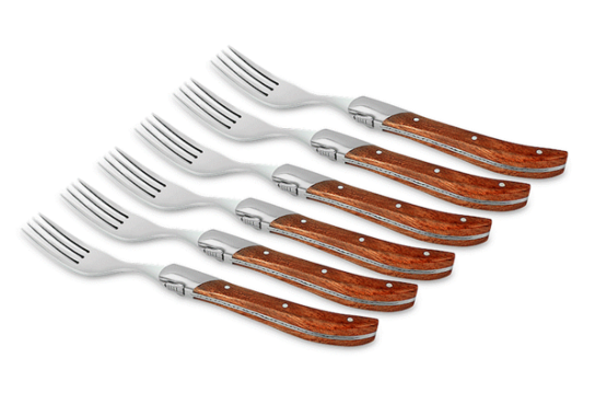 2 pk. Laguiole by HÂWS steakgafler brun 6 stk.