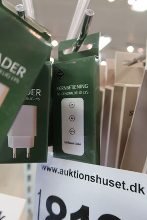 13 pk. Fjernbetjening Plast til alle LED lys i cozzy serien hvid