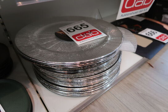 8 pk. Dækketallerken sæt 4 stk