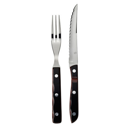 Gense Old Farmer grillbestik brun - 4 dele 