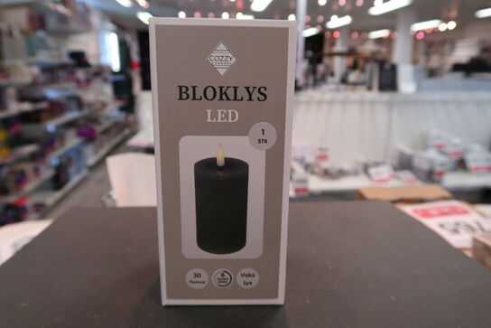 10 pk. bloklys ø6 x h 10 cm grøn