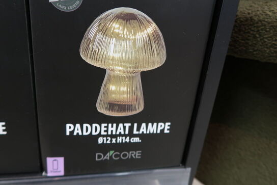 2 stk. Paddehat lampe 