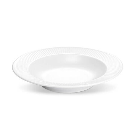 1 stk. Pillivuyt Plissé dyb tallerken 28 cm