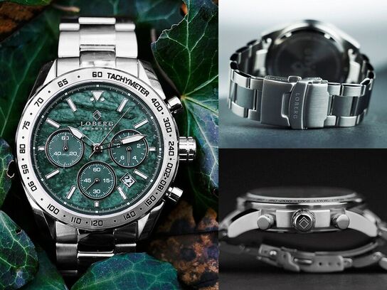 Herreur med marmor urskive.