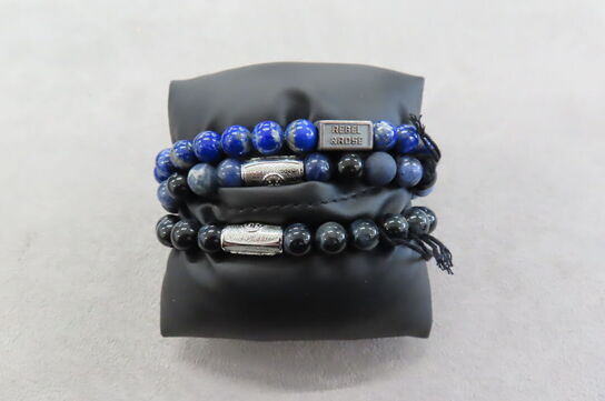 3 stk. Rebel & Rose Armbånd med Perler