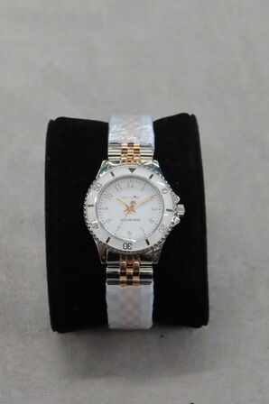 Sector Armbåndsur med 32MM Hvid Skive og Børstet Urrem