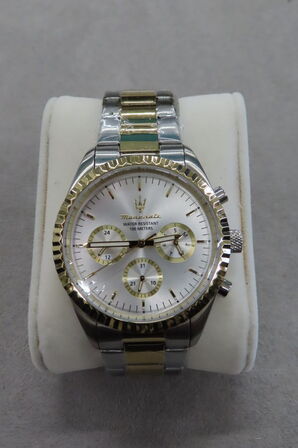 Maserati Ur 43MM Competizione Model i Sølv Og Guld