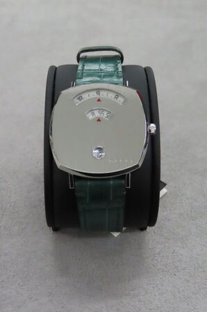 Gucci Ur Med Grøn Rem Og Sølv Ursphere