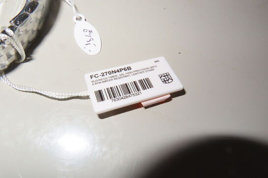 Frederique Constant Ur Med Rustfrit Stålrem og Blå Urskive