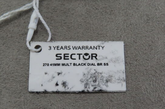 Sector Ur 41mm med Sort Skive