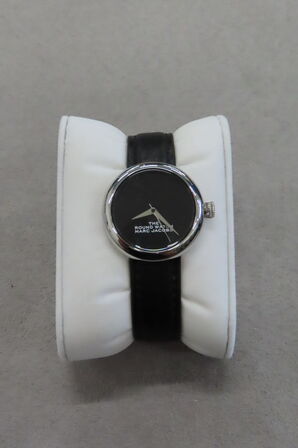 Mark Jacobs The Round Watch Sort Skive, 32MM