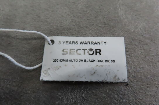 Sector Herreur med Sort Urskive og Stållænke