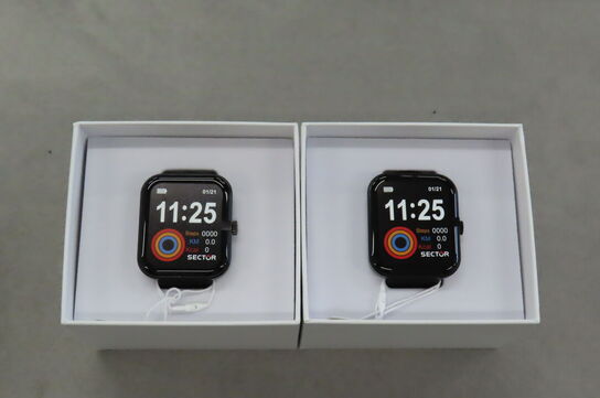 2 stk. Sector S-03 Smart Watch 47 mm Digital Sort