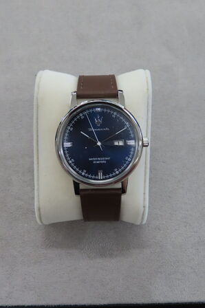 Maserati Eleganza 42mm Herreur med Blå Ursik
