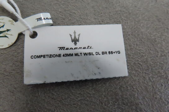 Maserati Ur 43MM Competizione Model i Sølv Og Guld