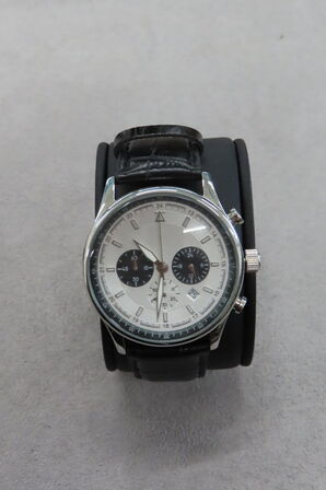 Herreur med Kronograf og Sort Rem
