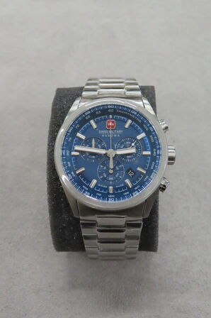 Swiss Military Hanowa Herreur Med Blå Urskaive