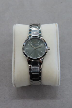 Maserati Attrazione 30mm 3H Green Dial SS BR
