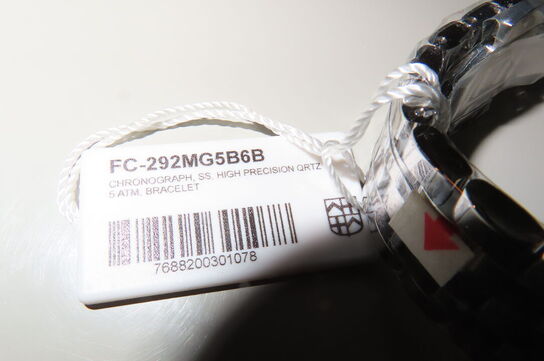 Chronograph Frederique Constant Ur Med Stålarmbånd