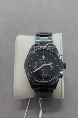 Maserti Competzione 43mm Mlt. Blue Dial Br Gun