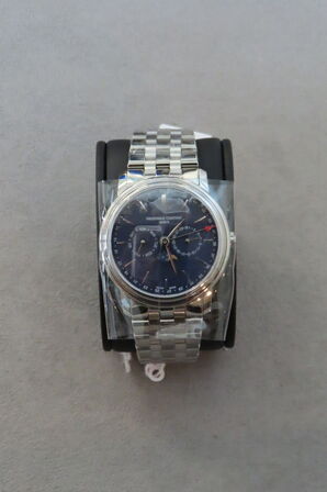 Frederique Constant Ur Med Rustfrit Stålrem og Blå Urskive