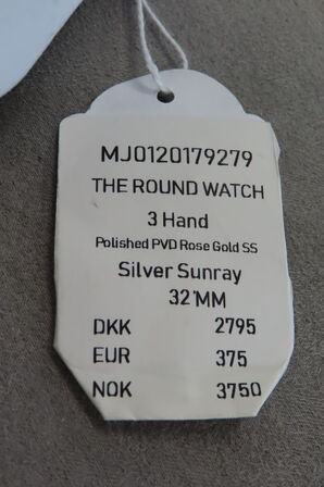 Marc Jacobs The Round Watch i Rose Gold