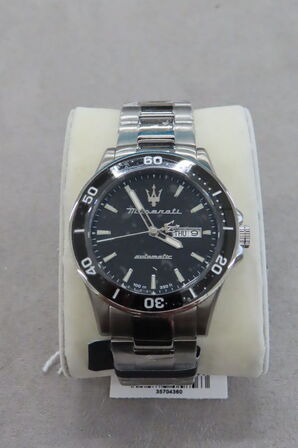 Maserati Automatisk Herreur Med Sort Urskive