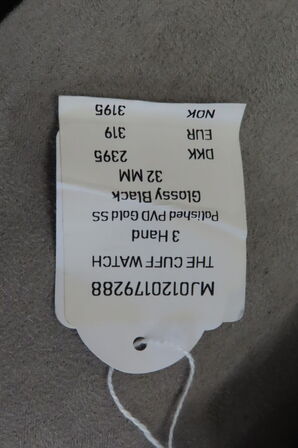 Marc Jacobs The Cuff Watch Glossy Black 32 MM