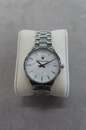 Maserati Herreur med Lænke i Rustfrit Stål