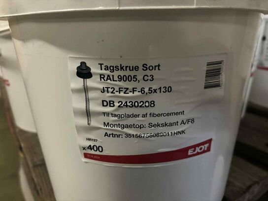 10 stk spande med tagskruer EJOT