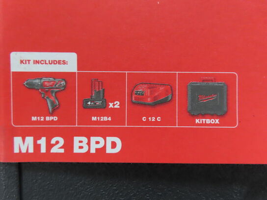 Slagboremaskine Kompakt M12 - MILWAUKEE M12 BPD