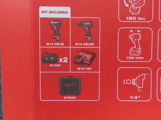 Maskinsæt M18 - MILWAUKEE M18 CBLPP2B