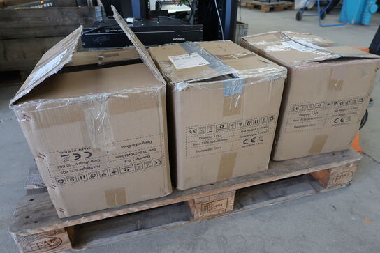 3 stk. LED fresnel lamper m. DMX ATOMIC Scala COB200 56K (Momsfri)