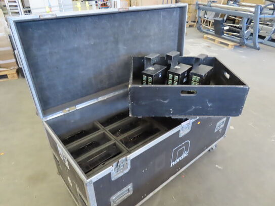 14 stk colorfadere i flightcase