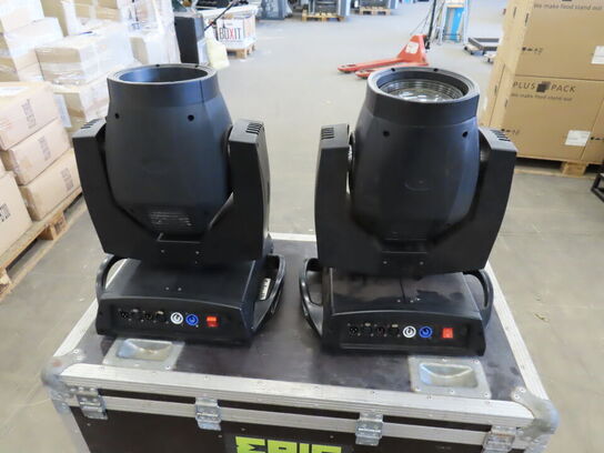 6 stk. Movingheads inkl. Flightcases