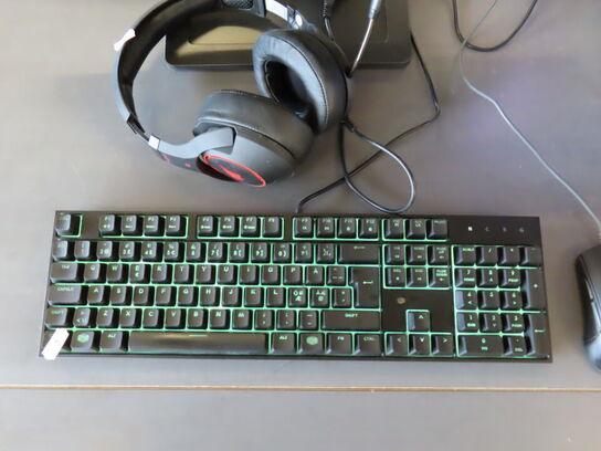 Komplet Gaming PC med Skærm, Mus og tastetur (SHARK GAMING, BENQ, STEEL SERIES)