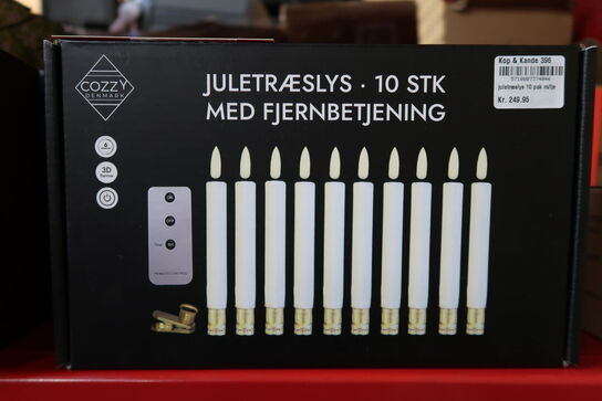 Cozzy 3D Juletræslys - 10 stk. 