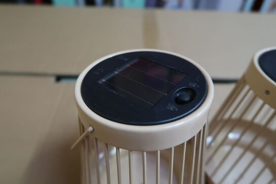 8 stk. Lanterne med solcelle 