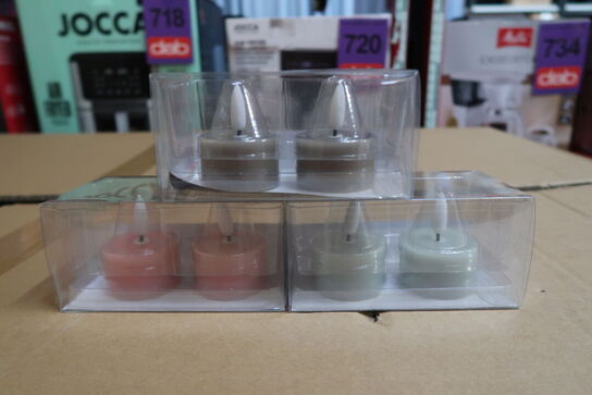 11 pk. Dacore LED Jumbo Fyrfadslys - 2 stk.